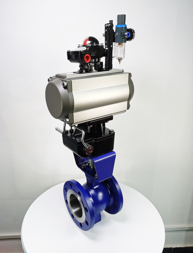 VQ647Y-16C 氣動(dòng)V型切斷球閥一